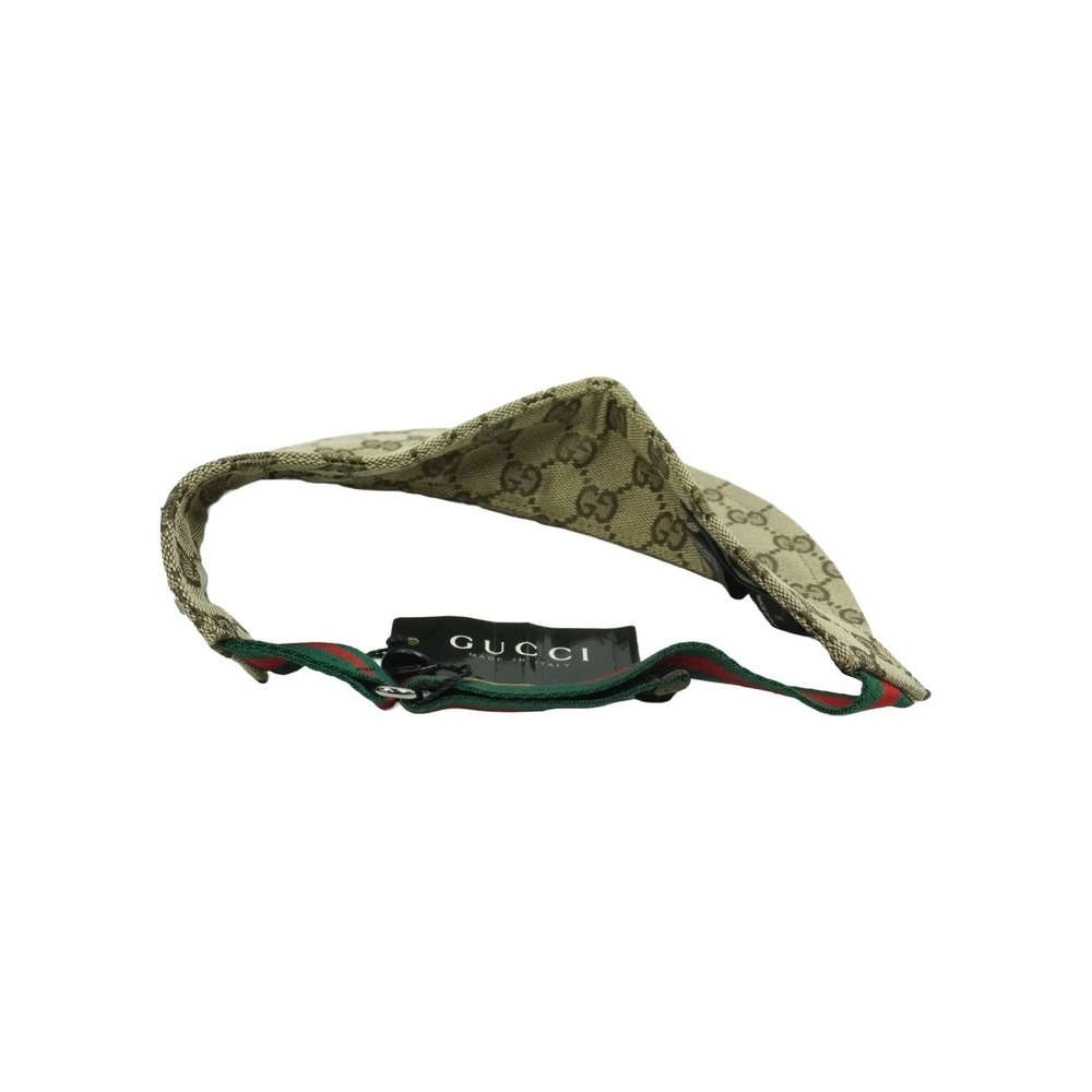 Gucci Sun Visor Cap Hat Sherry Pattern Polyester … - image 4